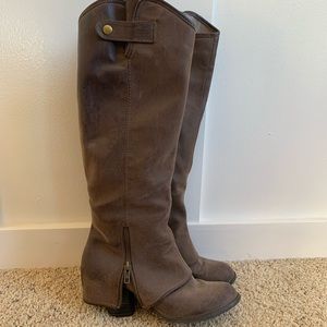 Brown Fergalicious boots